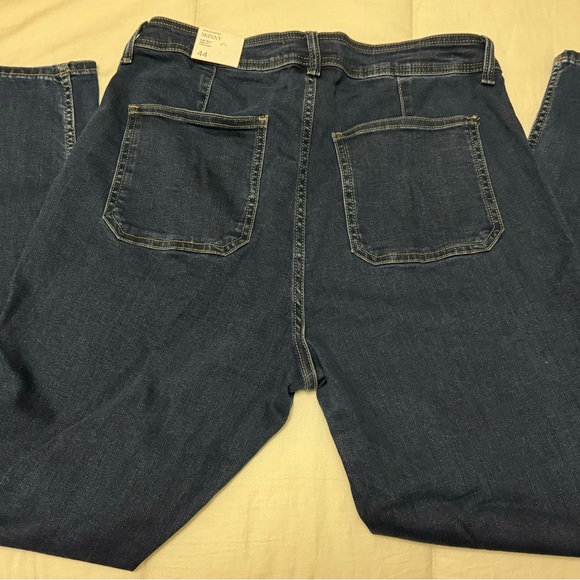 Mango High-waist Cotton Blend Jeggings in Dark Blue Denim - Picture 11 of 15